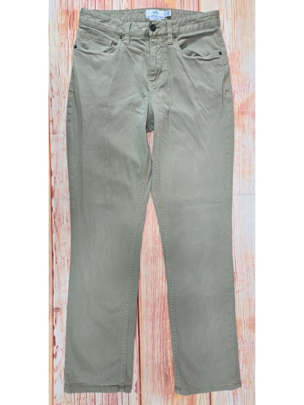 Southern Tide Sullivan Mens Khaki Slim Fit Pants Size 28x30